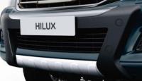 Toyota Hilux (12–) Защита переднего бампера, пластик